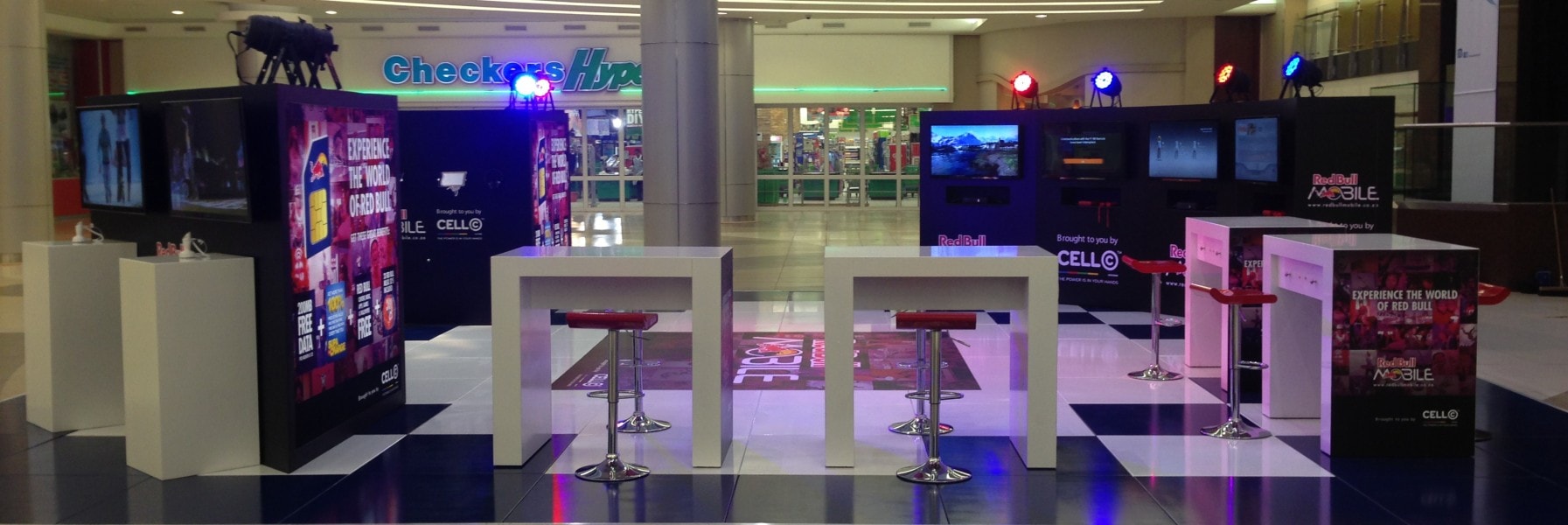 CELL C RedBull Mobile Mall Campaign