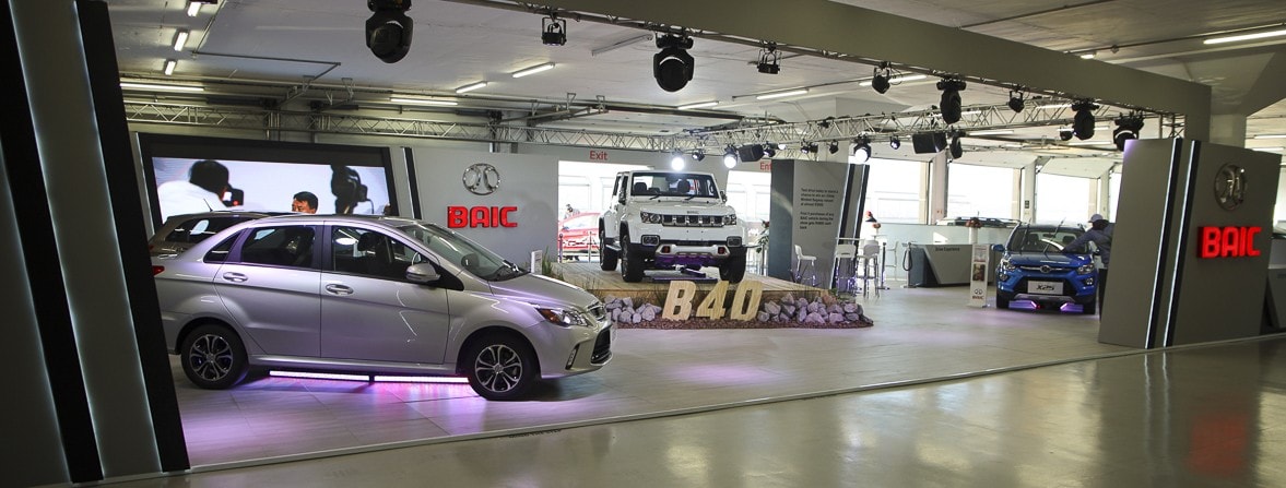 BAIC Festival of Motoring 2019 Exhibition Stand