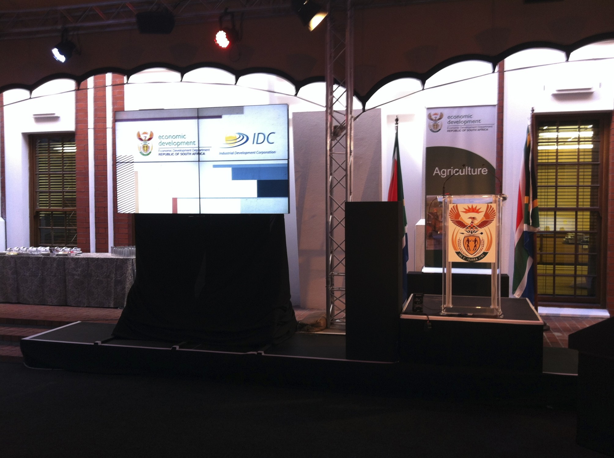 Durban ICC’s Cop17 and Cape Town Parliament’s Budget Speech for the IDC