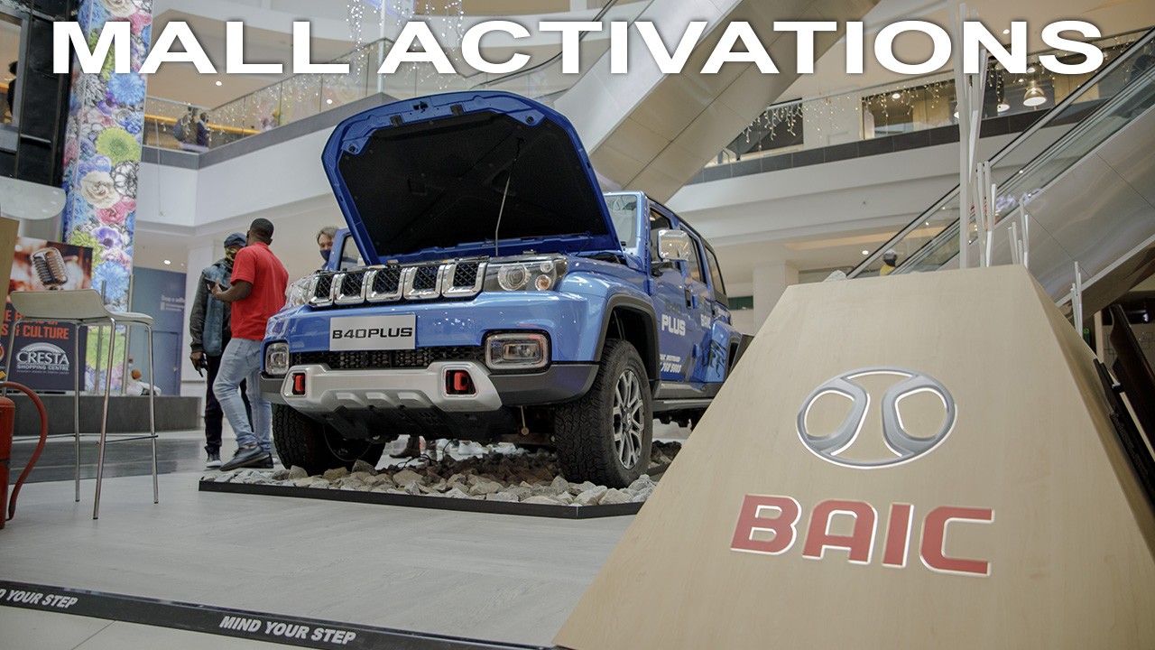 BAIC B40 Plus Mall Activations